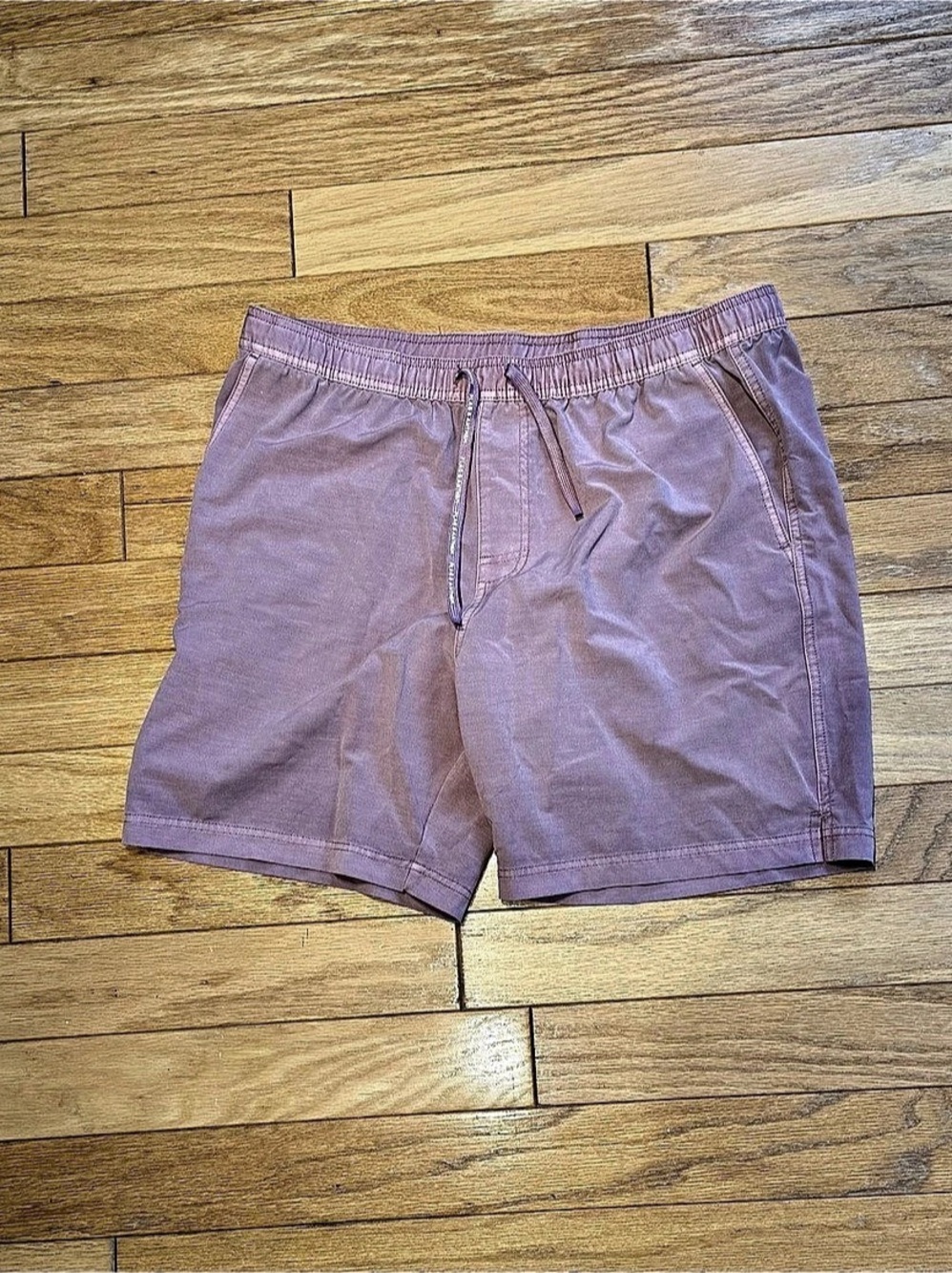 Flag & Anthem muted lavender/pink drawstring shorts